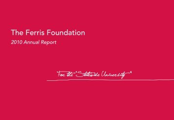 The Ferris Foundation - Ferris State University