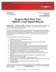 Snap-on Must Have Tool: MG725 Â½-inch Impact Wrench