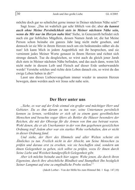 GL 4/2005 - der Lorber-Gesellschaft eV