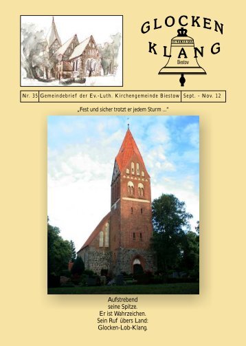 Glockenklang Nr. 35, September - Kirche Biestow