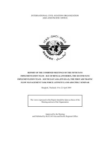 fans 1/a problem report - International Civil Aviation Organization ...