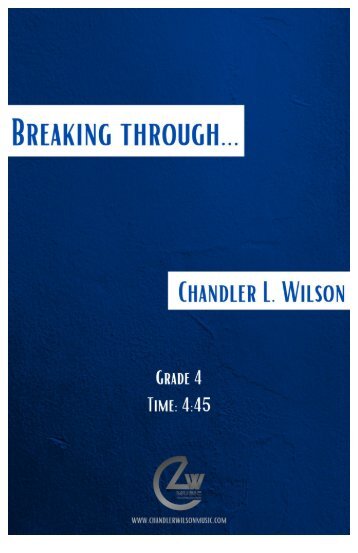 Breaking through-Chandler Wilson