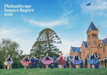 Scotch College Philanthropy Impact Report 2021