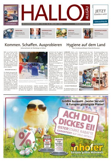 Hallo-Allgäu  vom Montag, 28.März
