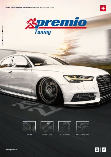 Premio Tuning Suisse Catalogue 2022 -français