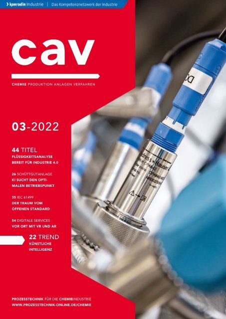 cav – Prozesstechnik für die Chemieindustrie 3.2022