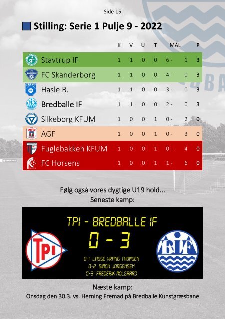 2022 - Nr. 02 - Bredballe IF - Stavtrup IF - 020422