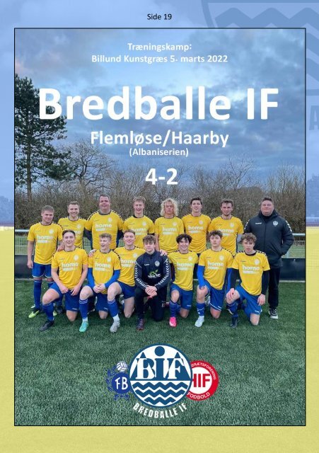 2022 - Nr. 02 - Bredballe IF - Stavtrup IF - 020422