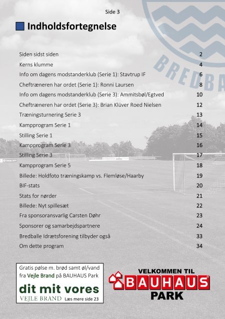 2022 - Nr. 02 - Bredballe IF - Stavtrup IF - 020422