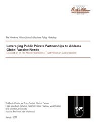 Leveraging Public Private Partnerships to Address Global Vaccine ...