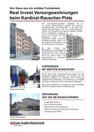 Real Invest Vorsorgewohnungen Wien-Rudolfsheim, Huglgasse 26 ...