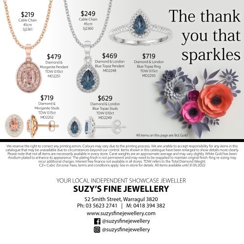 Mother's Day Promotion 2022- SUZY'S FINE JEWELLERY