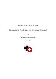 Der deutsche Jagdflieger Baron Franz von Werra - (von) Schumacher