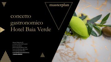 Masterplan Gastronomico Hotel Baia Verde 2022