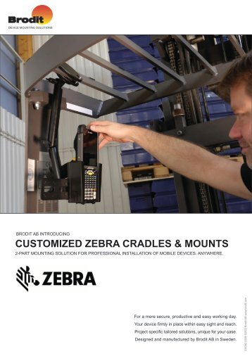 CUSTOMIZED ZEBRA CRADLES & MOUNTS