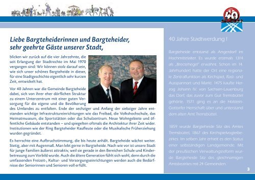 Liebe Bargteheiderinnen und Bargteheider ... - Stadt Bargteheide