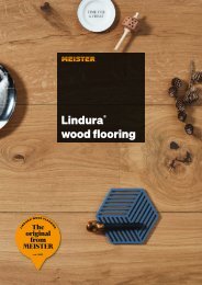 Lindura® wood flooring