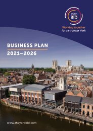 York BID Business Plan 2021-2026