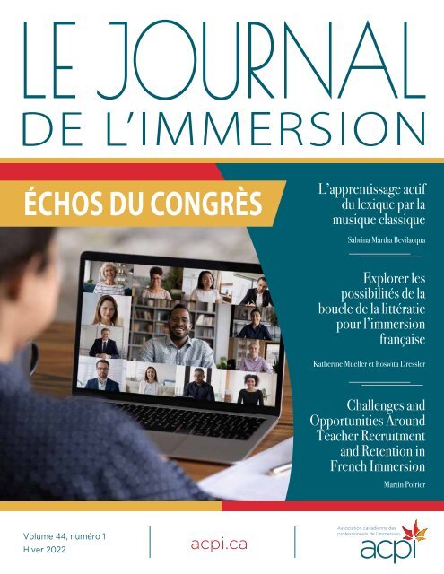 VOL44_no1_Hiver2022_Échos du Congrès