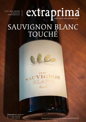 Extraprima Magazin Sauvignon Blanc Touché