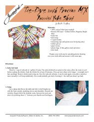 Tie-Dye with Procion MX - Jacquard Products