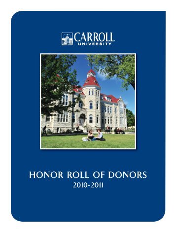 Oct. pioneer/AR 2004 - Carroll University