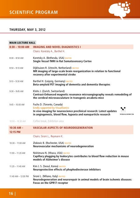 final Program - Neurorepair 2012