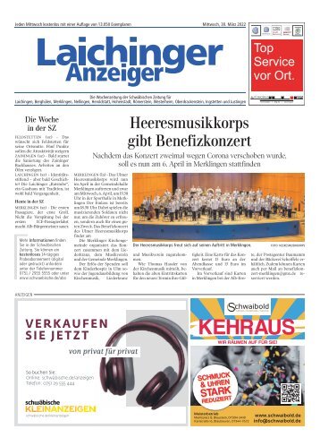 Laichinger Anzeiger 30.03.2022