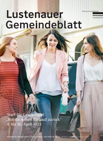 Lustenauer Gemeindeblatt Nr. 13 | Freitag 1. April 2022