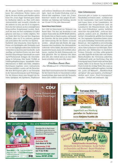 Land & Leben Aprilausgabe 2022