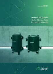 Thermex TSUZ Series tank brochure