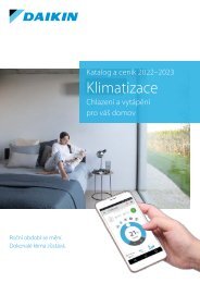 Daikin - Klimatizace - Chlazení a vytápění pro váš domov 2022/2023