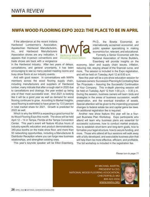 National Hardwood Magazine - April 2022