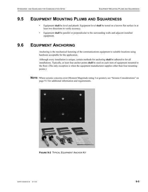 standards and guidelines for communication sites - Radio And ...