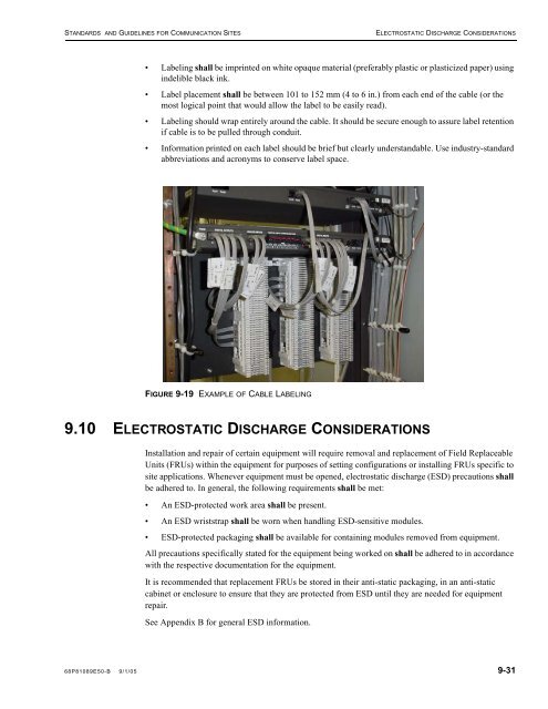 standards and guidelines for communication sites - Radio And ...