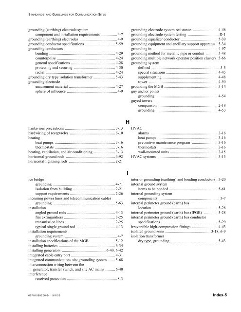 standards and guidelines for communication sites - Radio And ...