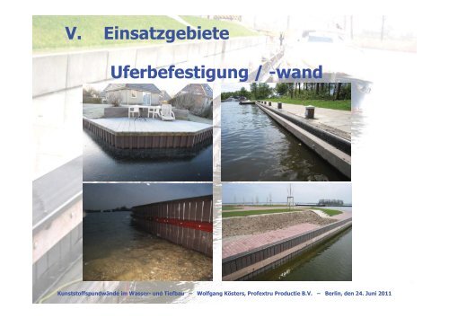Kunststoffspundwände im Wasser- und Tiefbau - BWK Berlin ...