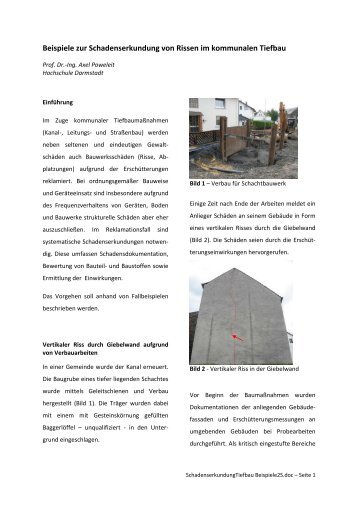 SchadenserkundungTiefbau Beispiele2S.pdf - Institut für Baubetrieb ...