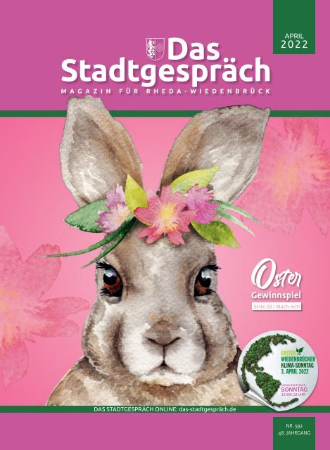 Das Stadtgespräch Ausgabe April 2022 auf Mein Rheda-Wiedenbrück