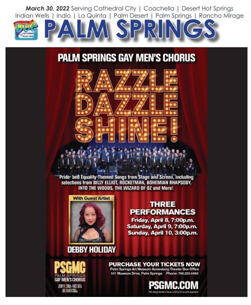 This week March 30, 2022 in gay Palm Springs.