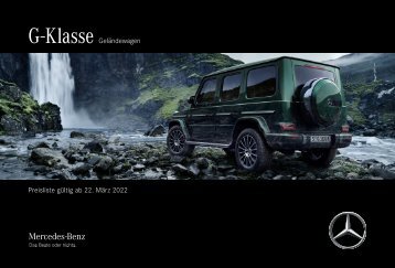 Mercedes-Benz-Preisliste-G-Klasse-W463