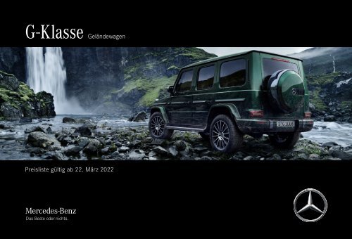 Mercedes-Benz-Preisliste-G-Klasse