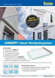 BAU066 - friAKTION - Canopy cloud Vordächer