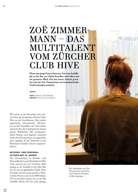 Chef Sache Magazin 01-2022