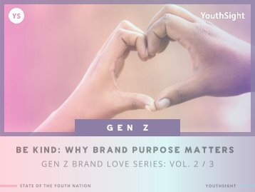 Be Kind: Why Brand Purpose Matters