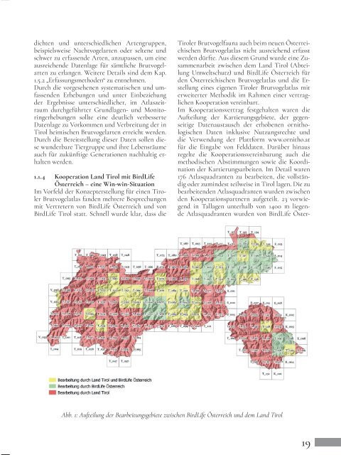 Atlas der Brutvögel Tirols | Verbreitung, Häufigkeit, Lebensräume