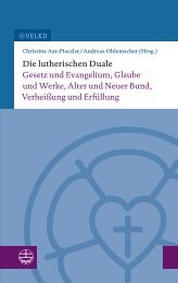 VELKD – Christine Axt-Piscalar & Andreas Ohlemacher: Die lutherischen Duale (Leseprobe)