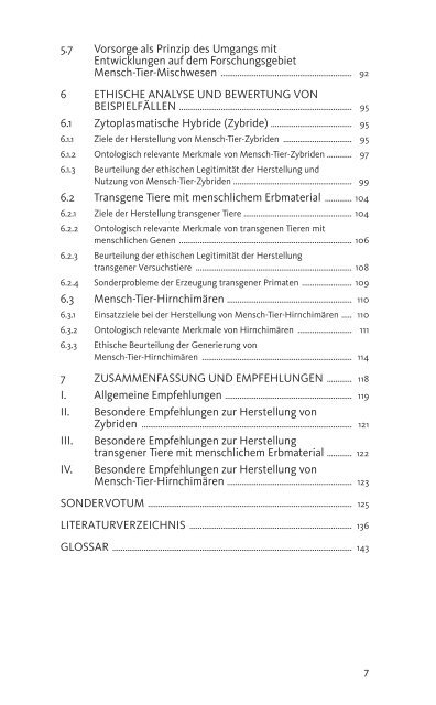 Mensch-Tier-Mischwesen in der Forschung - Deutscher Ethikrat