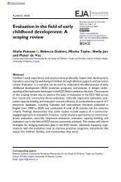 ECD Scoping Review