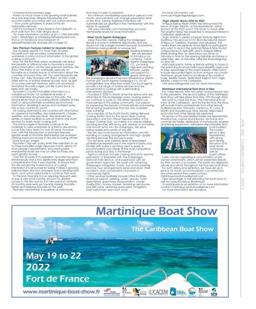 Caribbean Compass Yachting Magazine - April 2022